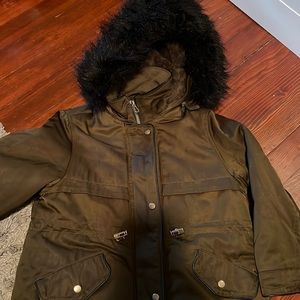 Zara Girl Coat with hood.